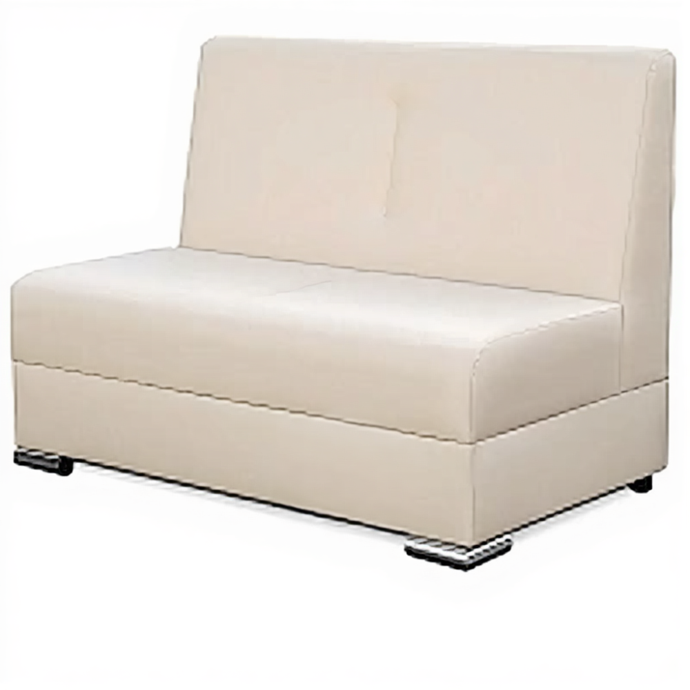 Диван двухместный ДО-1/2 (кожзам Эконом бежевый)