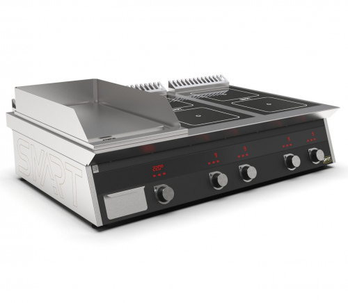 Плита индукционная комбо K76-5PKB SMART INDUCTION