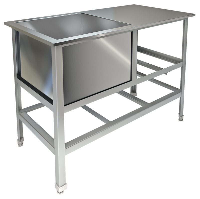 Ванна моечная с рабочей поверхностью  ВМ-31/500 краш