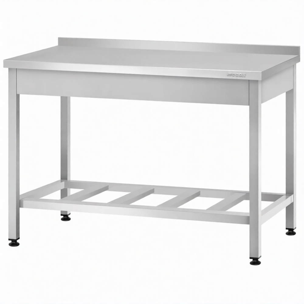 Стол производственный СПРп - 860х600х600 «Profi Ral», борт (полка-решетка)