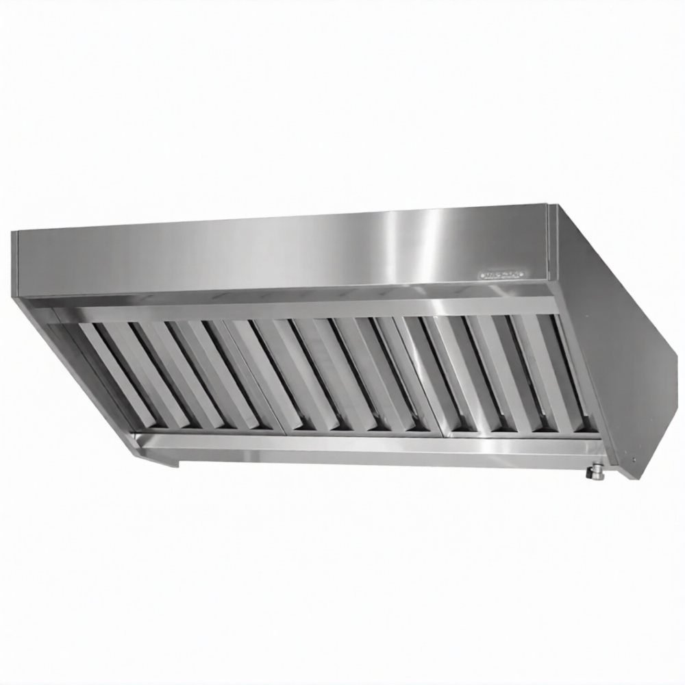 Зонт вытяжной полуоткрытый ЗВПб 400х1000х1600 «Base» островной