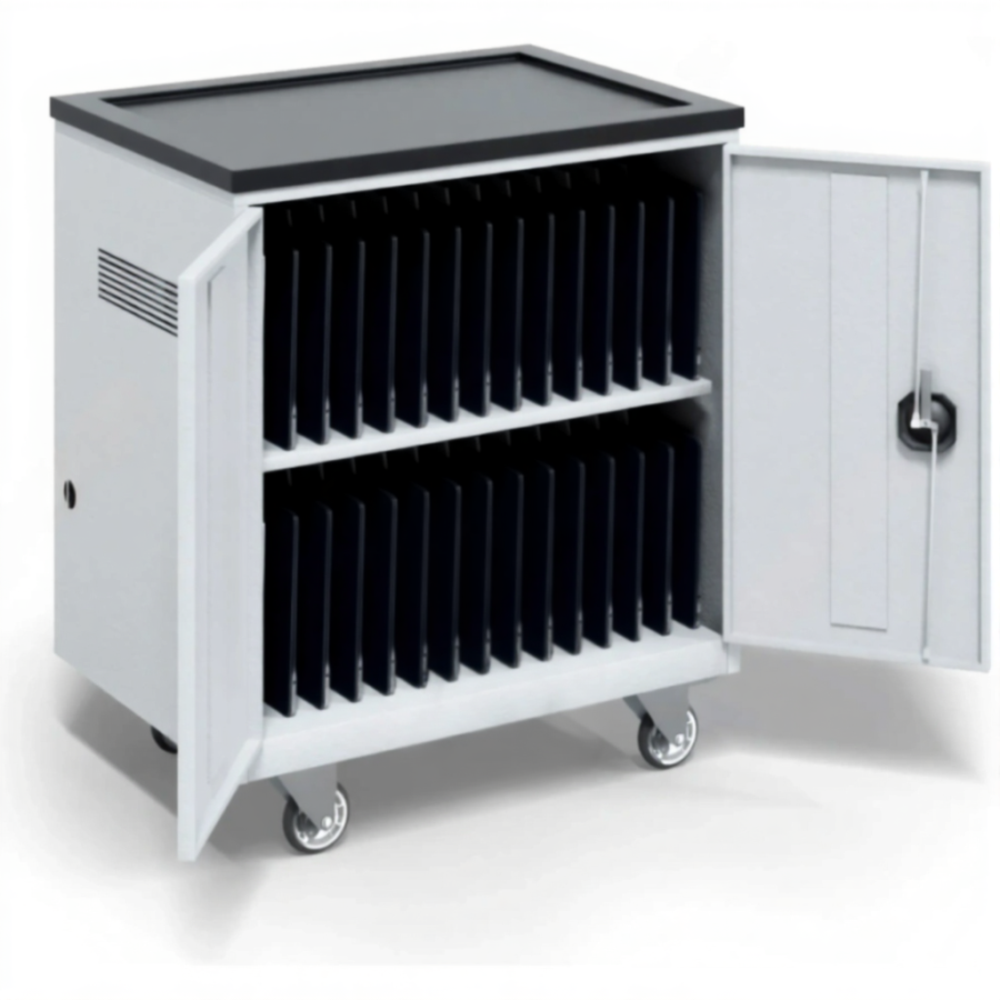 Тележка для хранения 30 ноутбуков и планшетов 17,3 дюймов