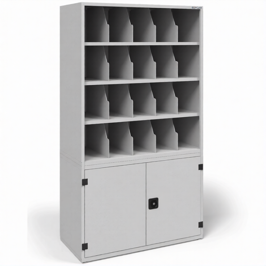 Шкаф открытый для 20 противогазов ШО-20я (1900х1040х520)