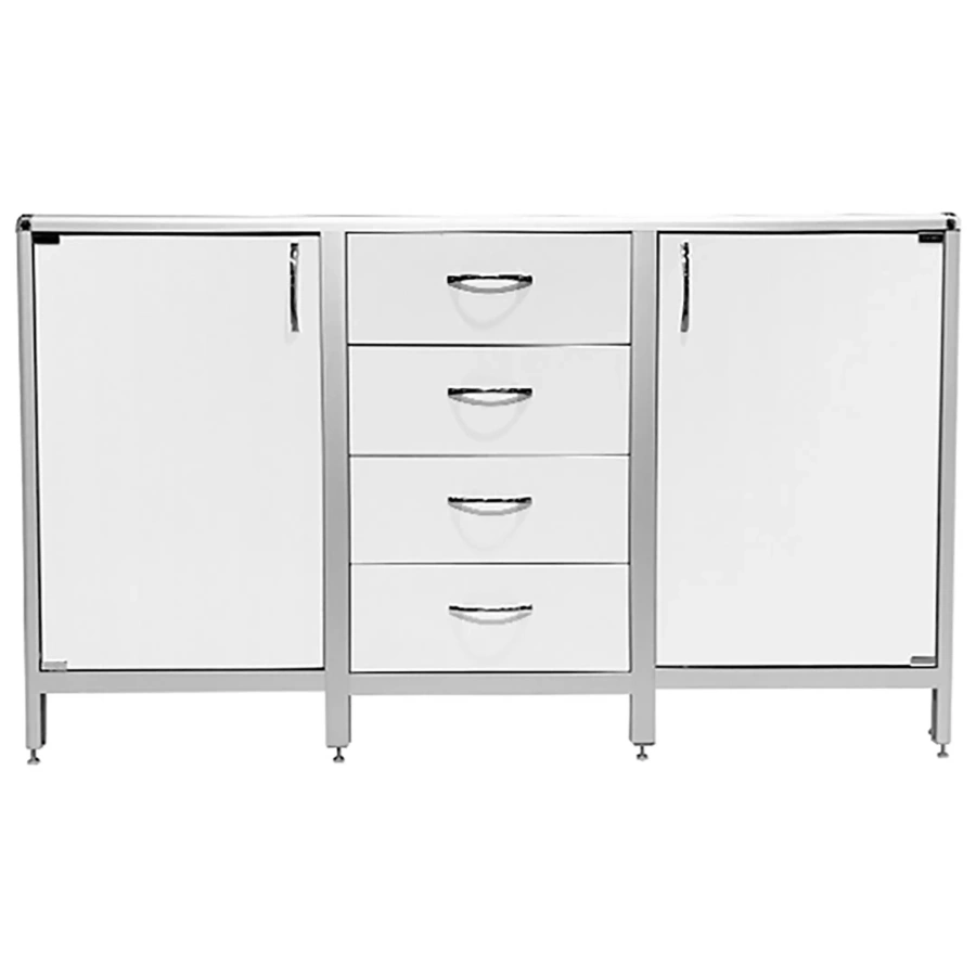 Стол-тумба лабораторная MED 12.021al (белый)