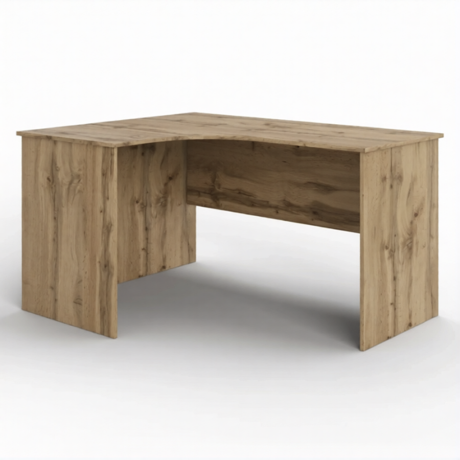 Стол рабочий угловой СУ левый (корпус и столешница ЛДСП дуб вотан)