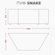 Пуф Snake (модель БМ 21)