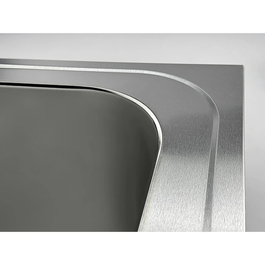 Ванна моечная цельнотянутая с рабочей поверхностью с бортом ВМЦР/1-10/7-БП