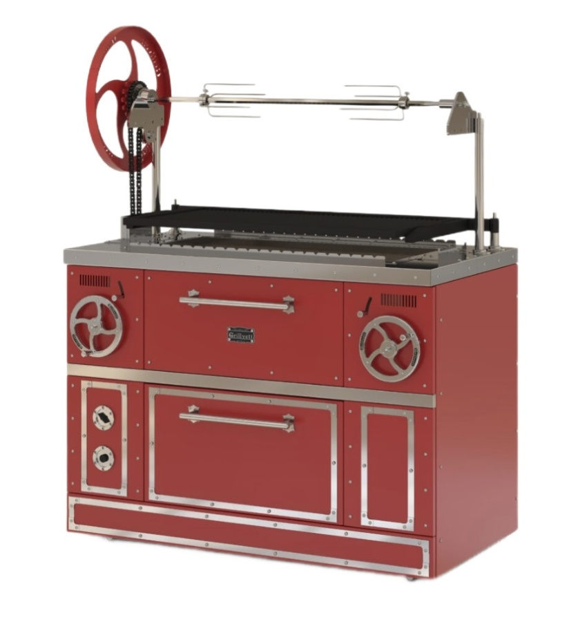 ГРИЛЬ угольный GRILLVETT BRONX 1300 механический вертел