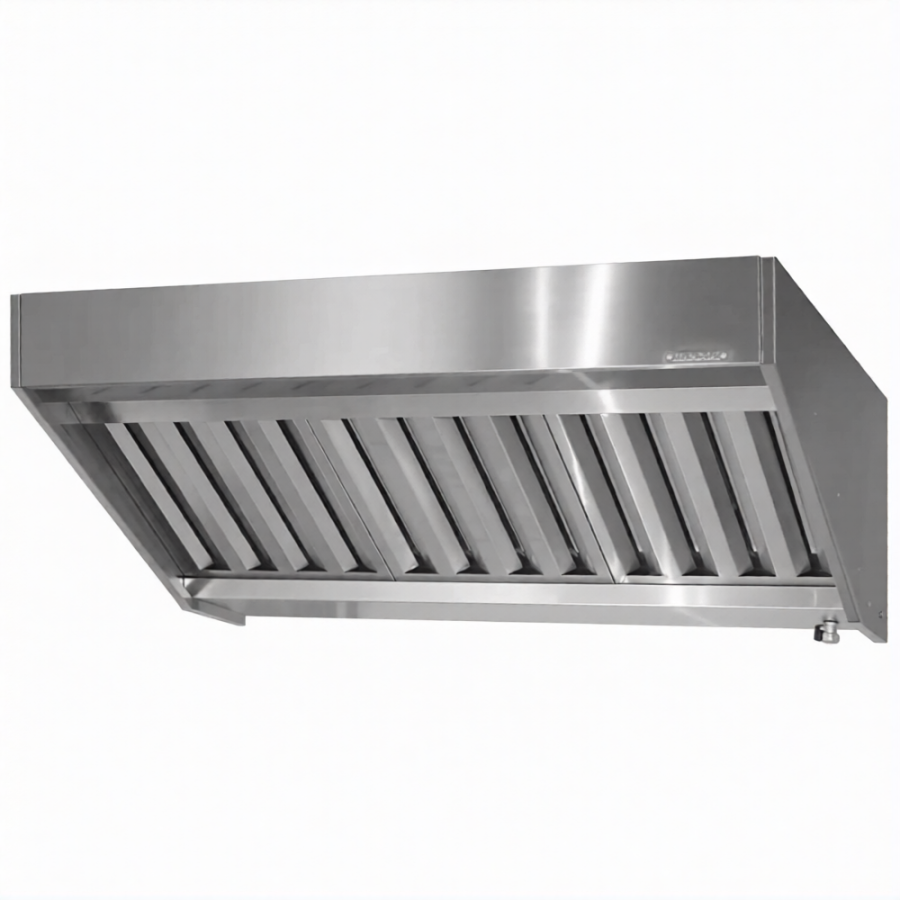 Зонт вытяжной полуоткрытый ЗВПн 400х800х1000 «Norma Inox» пристенный