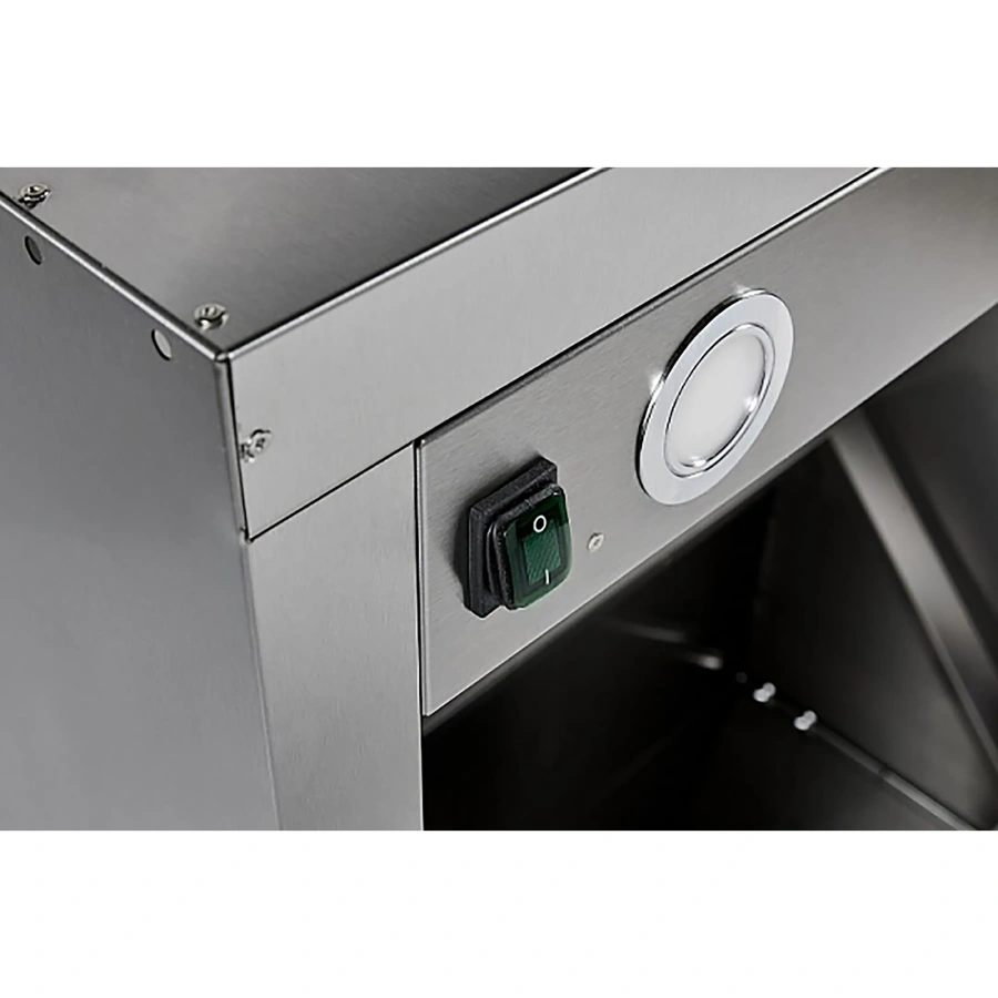 Зонт вытяжной пристенный ЗВПП-25/12 с подсветкой