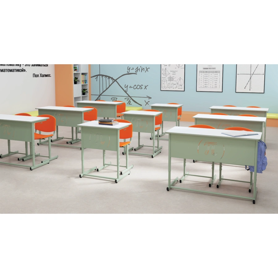 Школьная парта Pifagor регулируемая (модель ПШ8/2-Р)