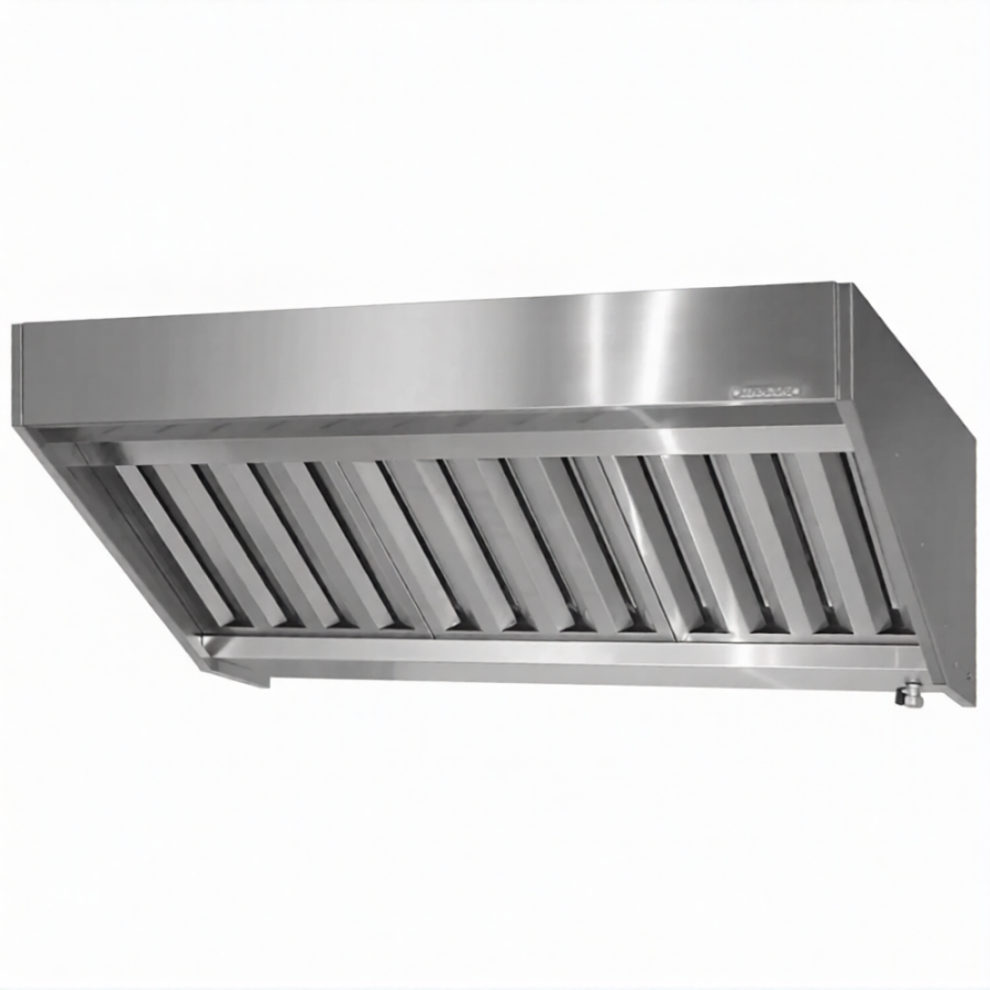 Зонт вытяжной полуоткрытый ЗВПн 400х800х1000 «Norma Inox» пристенный