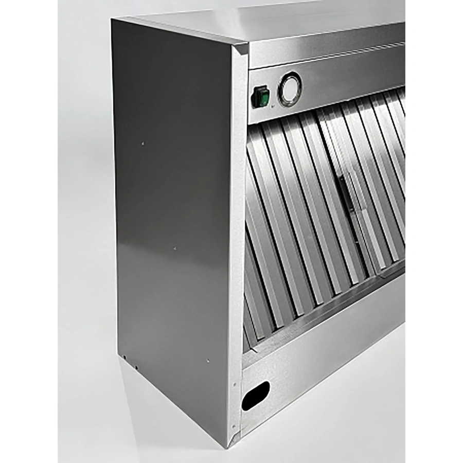 Зонт вытяжной пристенный с подсветкой ЗВПКП-06/14